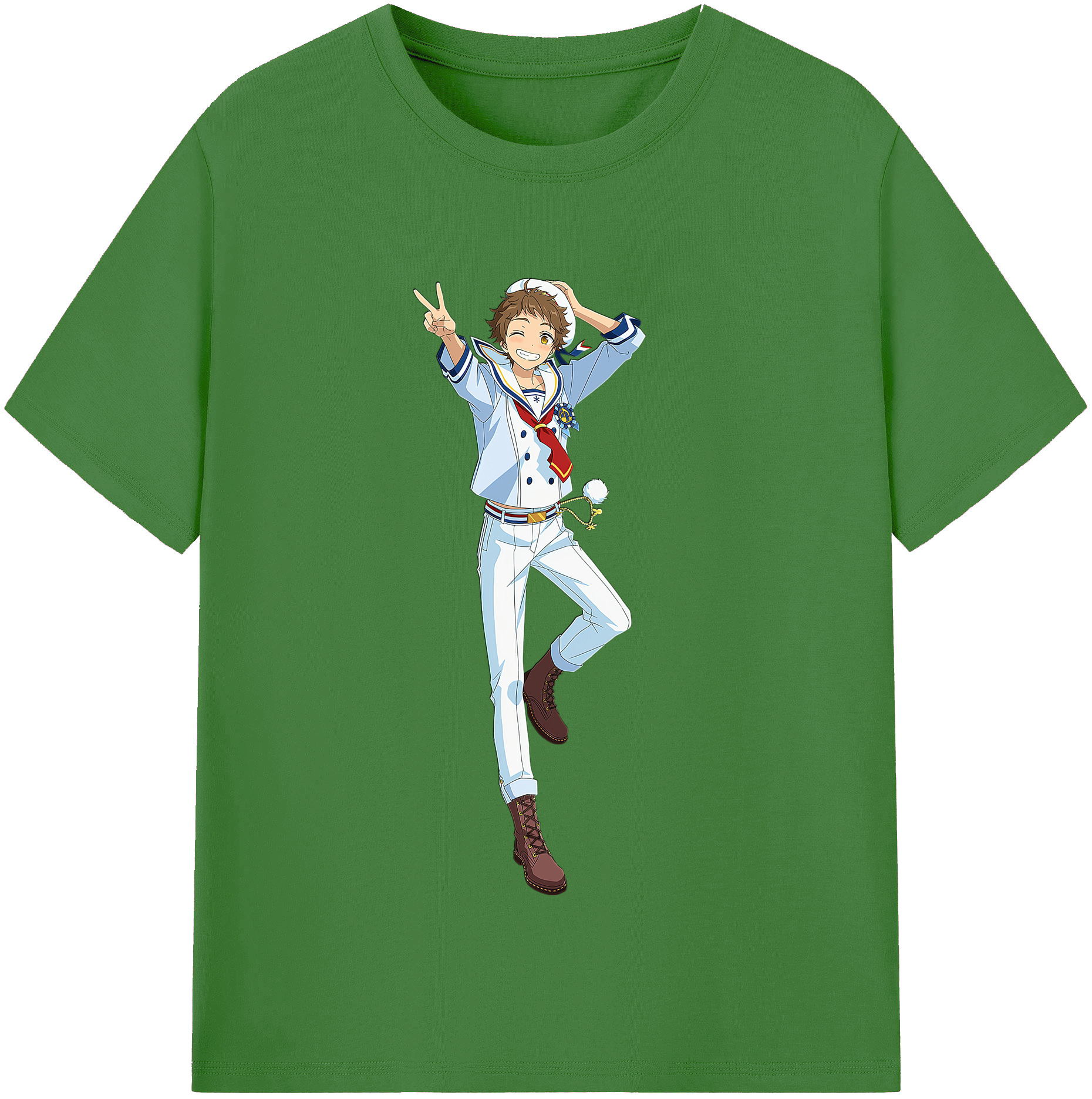 （画像用） あんさんぶるスターズ! Ensemble Stars レディースカジュアルプリントTシャツ（綿100％）